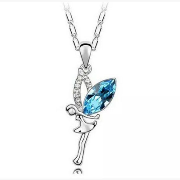 Jewelry - New Fashion Rhinestone Angel Girl Necklace